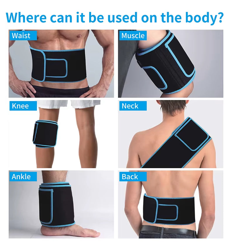Portable Foldable Wearable 660Nm 850Nm Infrared Light Therapy Wrap Red Light Therapy Belt